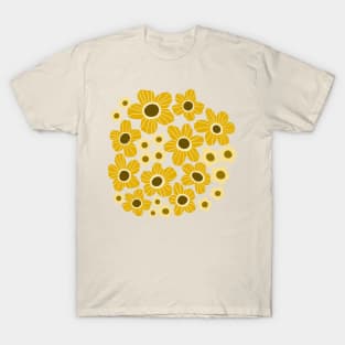 Yellow flower power T-Shirt